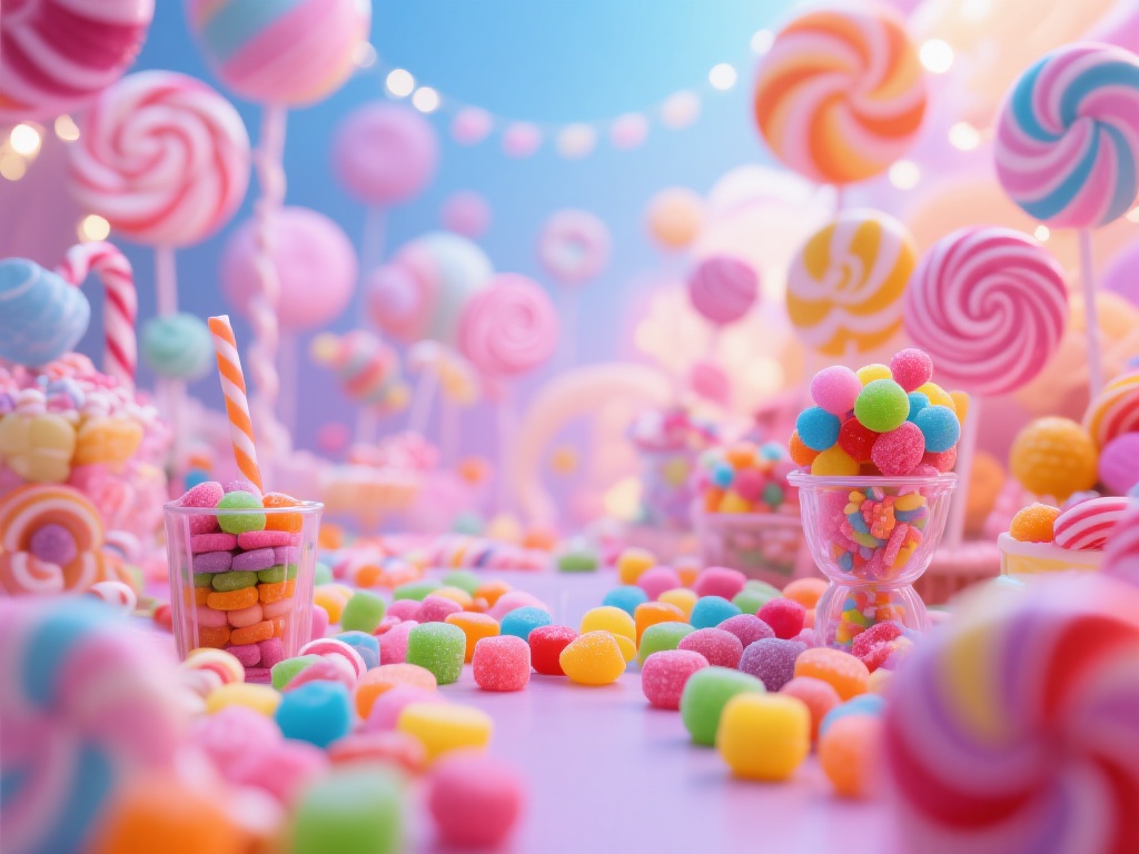梦幻糖果派对：甜美糖果图片精选合集 