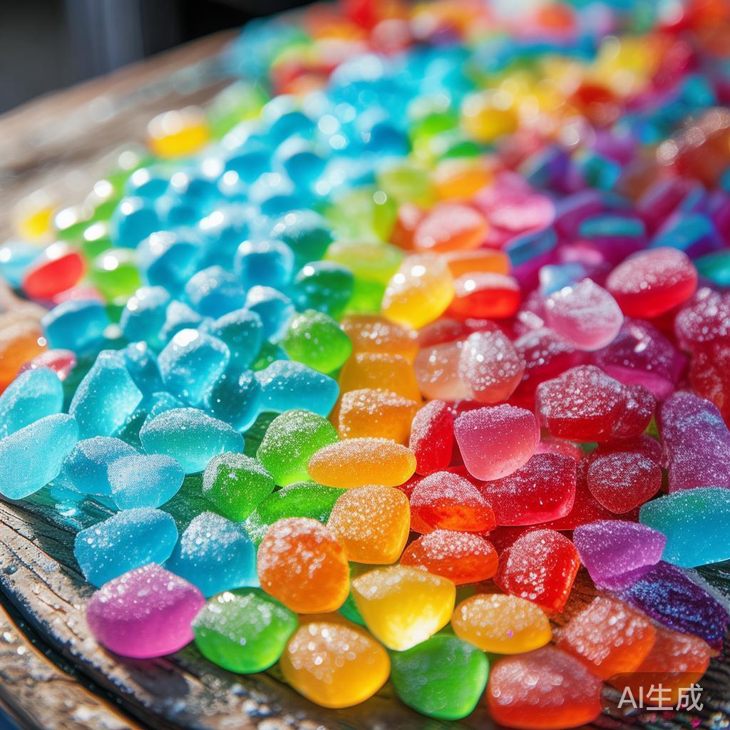 在炎炎夏日中，糖果不仅仅作为一份甜蜜回忆，更成为了