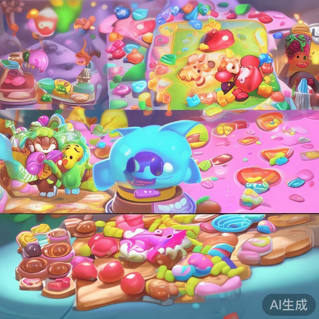 波克糖果派对:开启甜蜜盛宴的奇幻冒险之旅 在波克糖果派对中,玩家可以尝试多种玩法,例如:匹配